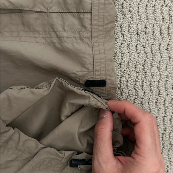 Vintage Adidas Track Cargo Tactical Parachute Pants in Beige/Taupe - Picture 8 of 9
